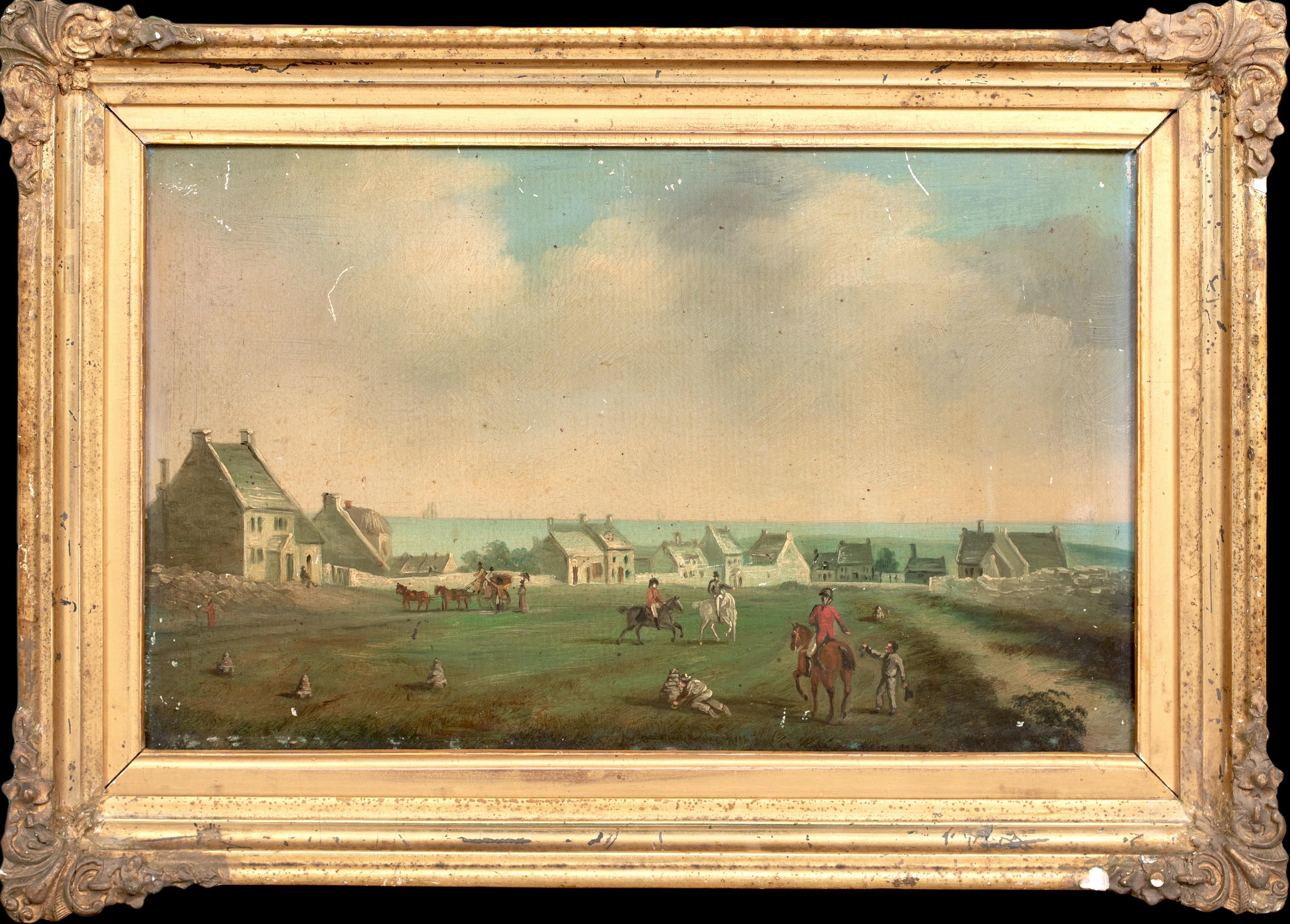 Il governatore John Penns ispeziona la legione presso l'Isle Of You, Dorset, 1805