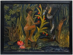Grace Larner (1926-2022) - Olio del XX secolo, Il frutto