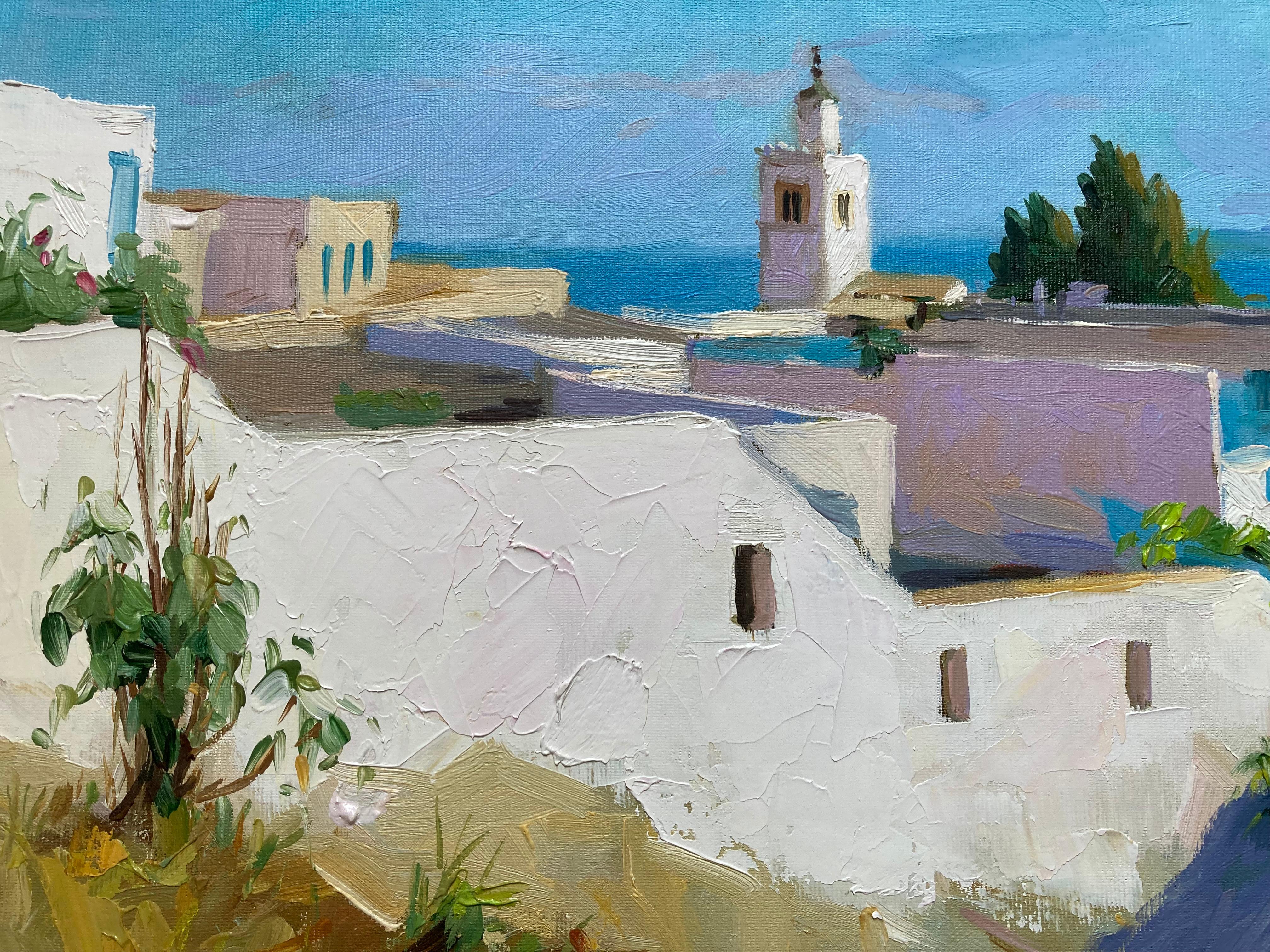 greek scenery paintings