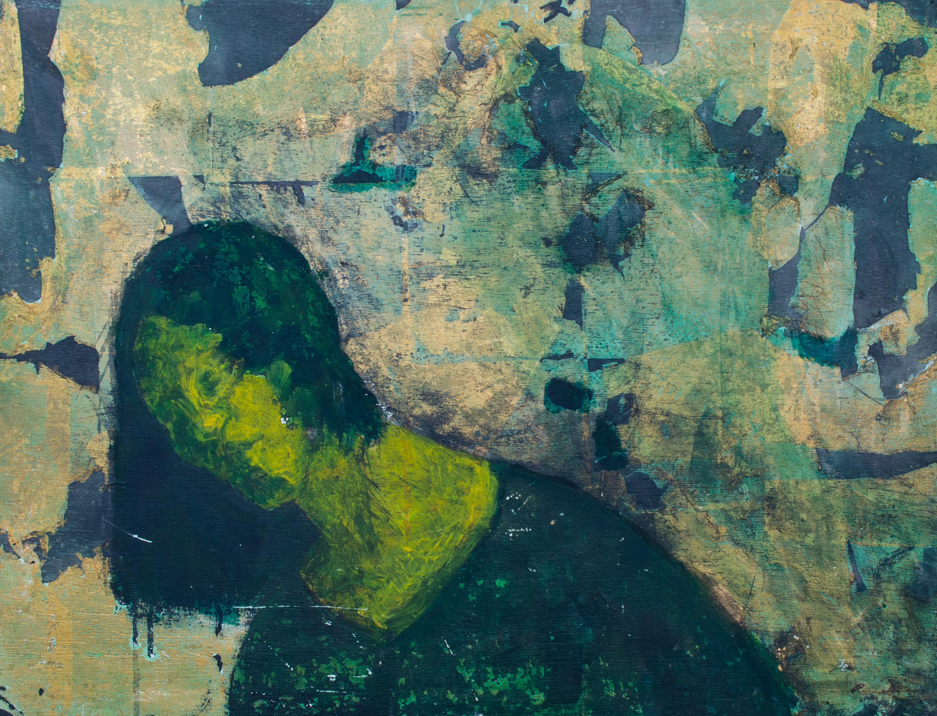 Green Goddess by Mystery Japanese Artist - Mixed Media Art by Unknown