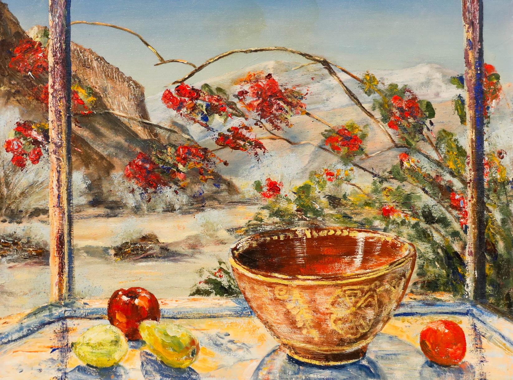 Greta Magnusson-Grossman (1906-1999) - 20th Century Oil, My Kitchen Window - Painting by Unknown