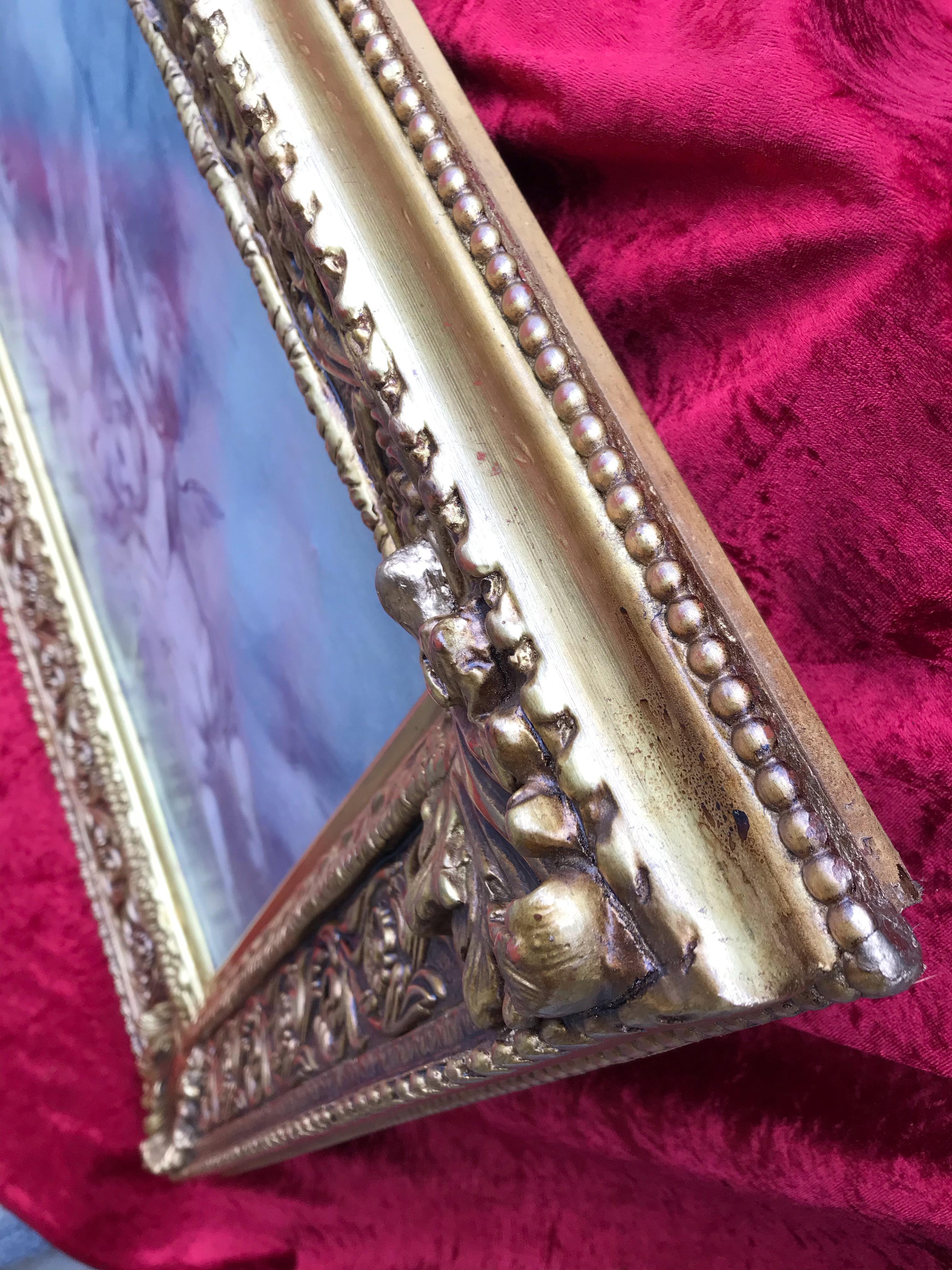 GRISAILLE Siglo XIX - Querubines Tocando Música en venta 1