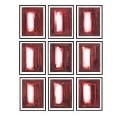 Guggi "Crimson" Olio su tavola di tela, 2016, 9