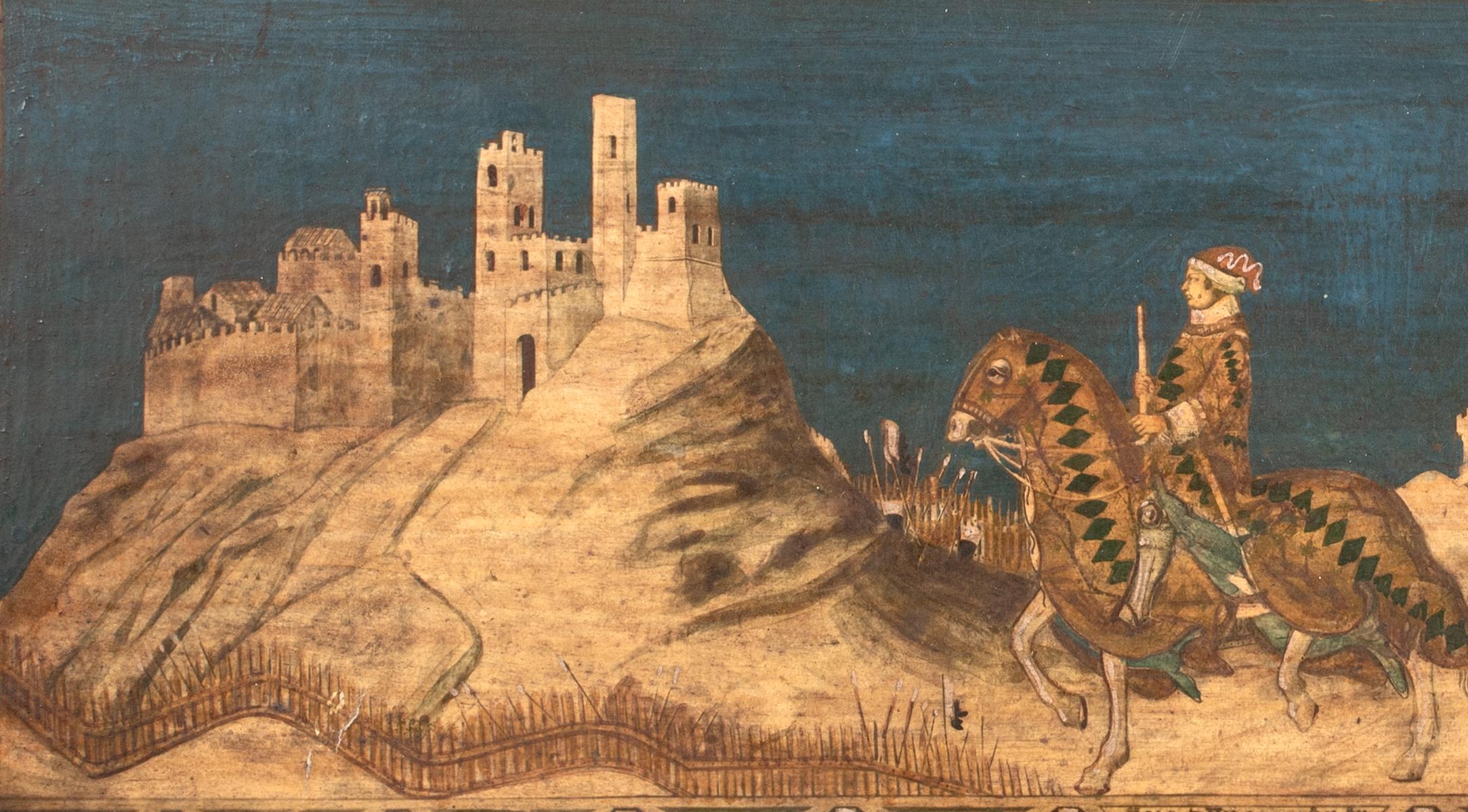 Guidoriccio da Fogliano at the Siege of Montemassi 1330  Italian School For Sale 2