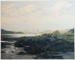 Gwyn Hughes (nato nel 1953) - Olio del XX secolo, Ponte di Britannia
