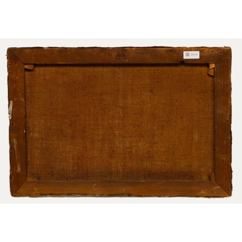 H. Buhr - 1935 Oil, Gourds and Ceramics - Painting by Unknown