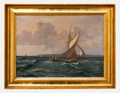 H. G. Muller - 1922 Oil, Coastal Sailors