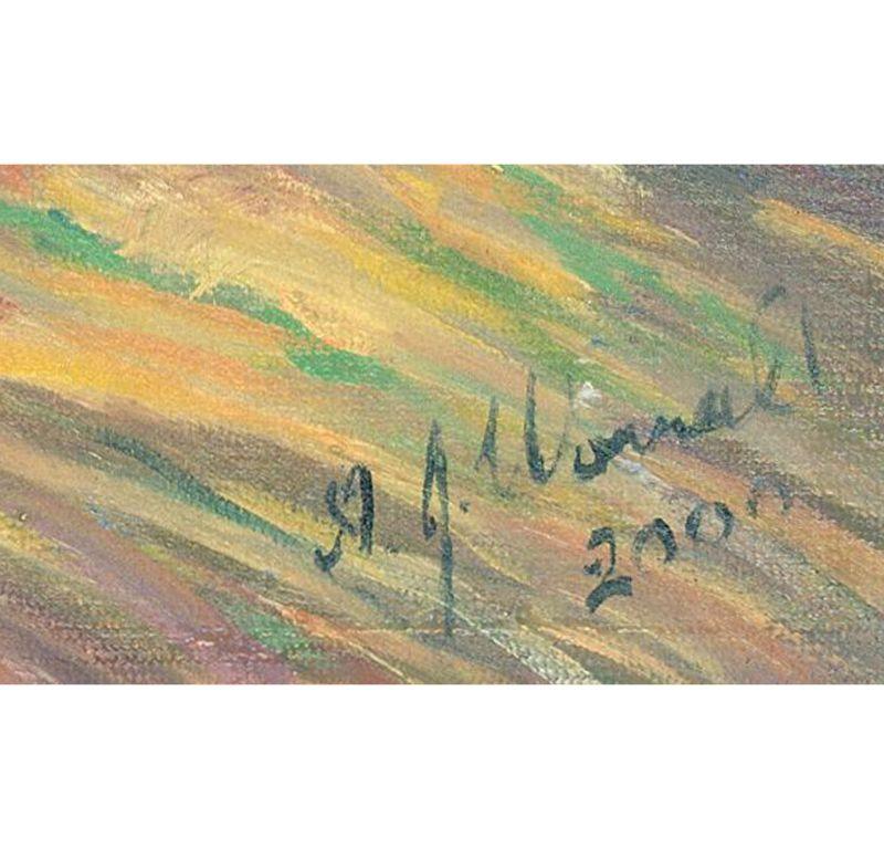 Un estudio divertido y vibrante de los Fritillarios imperiales en jarrón de cobre de Van Gogh. El artista ha firmado y fechado en la parte inferior derecha. A bordo.
