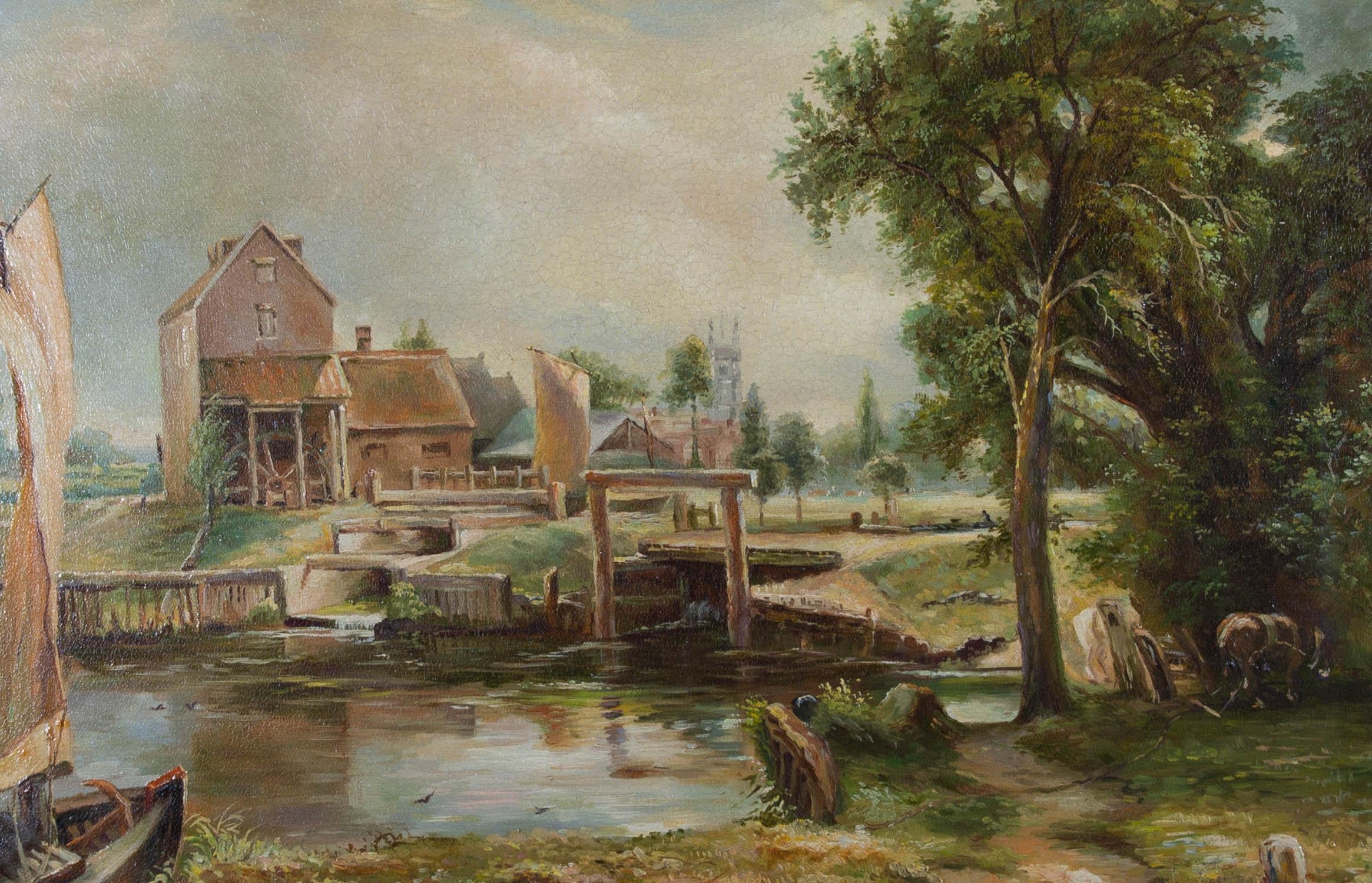 H. Morris - Olio del XX secolo, Mare agitato - Painting di Unknown