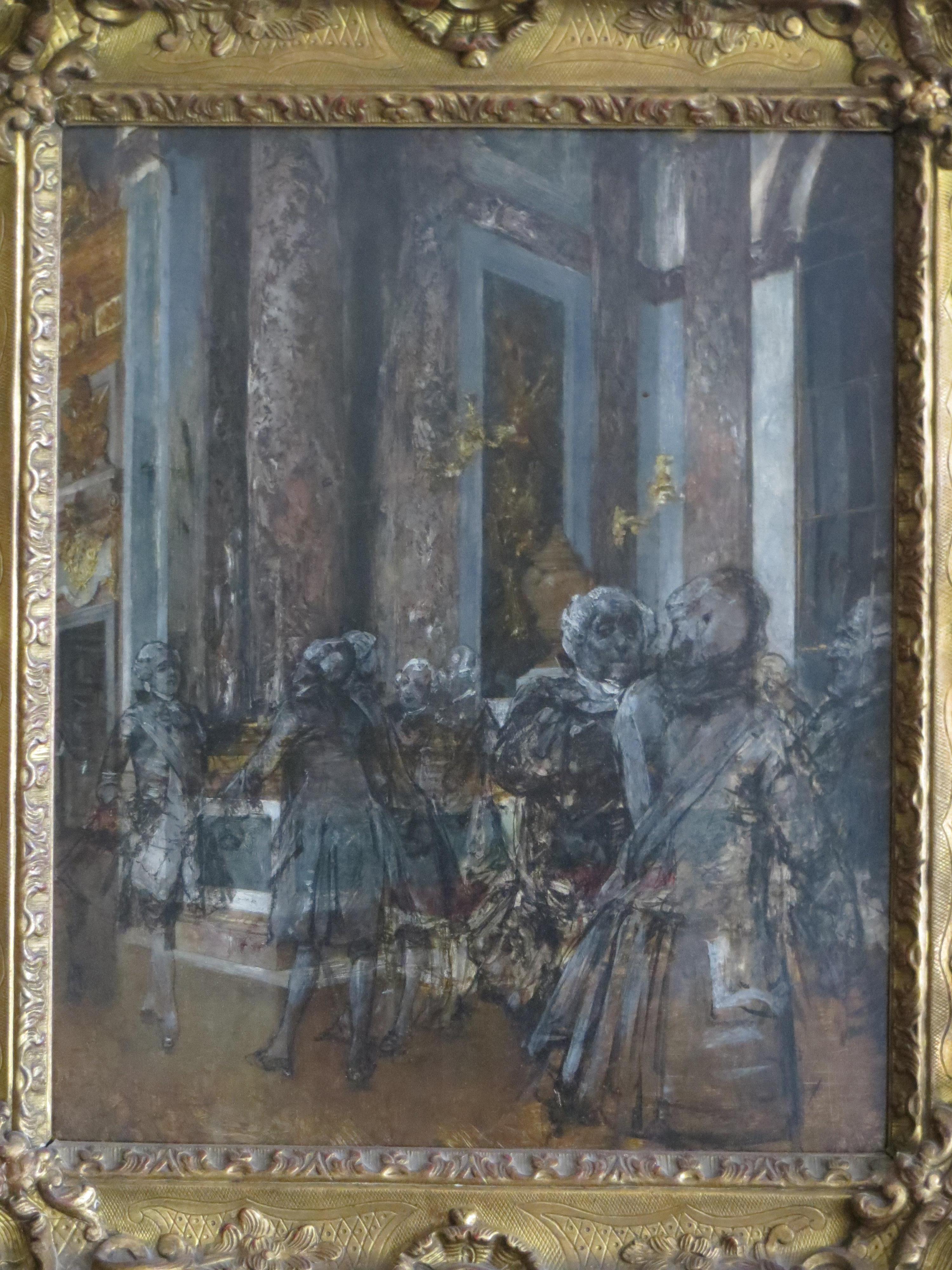hall of mirrors painting