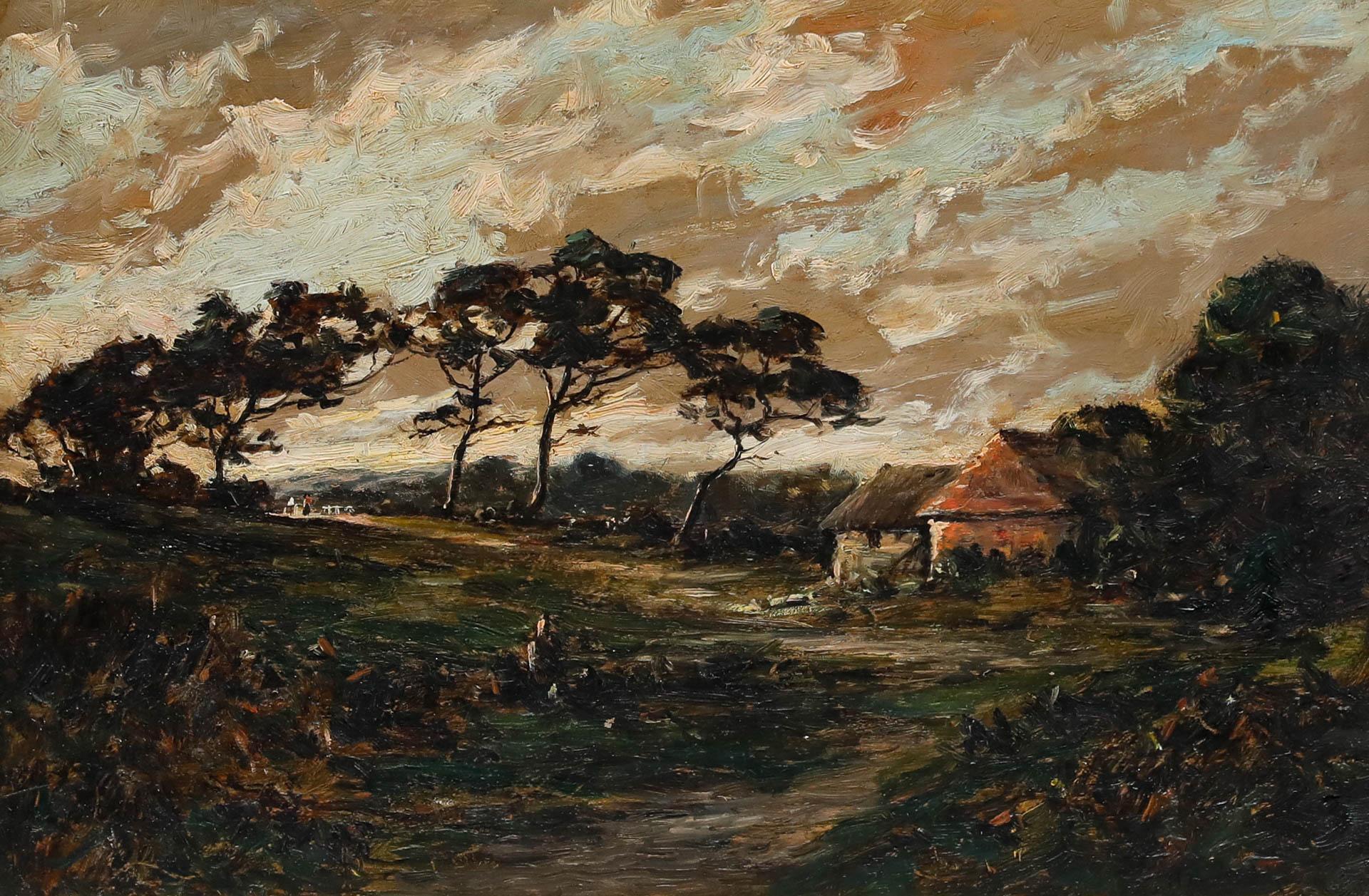 Harold Goldthwait (1869-1932) - Öl aus dem späten 19. Jahrhundert, Nähe Boreham Street – Painting von Unknown
