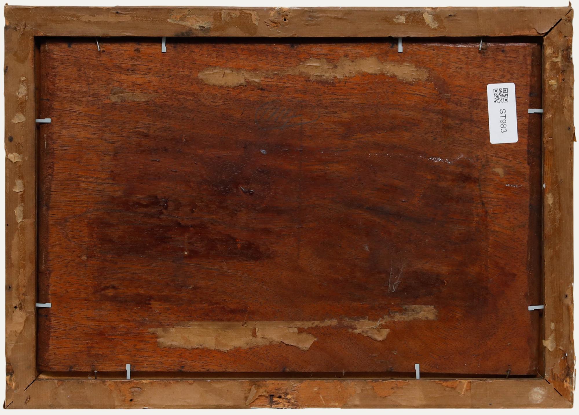 Harold Goldthwait (1869-1932) - Öl aus dem späten 19. Jahrhundert, Nähe Boreham Street (Braun), Landscape Painting, von Unknown