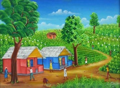 Harvesting Cotton - Original Oil Painting - 1981