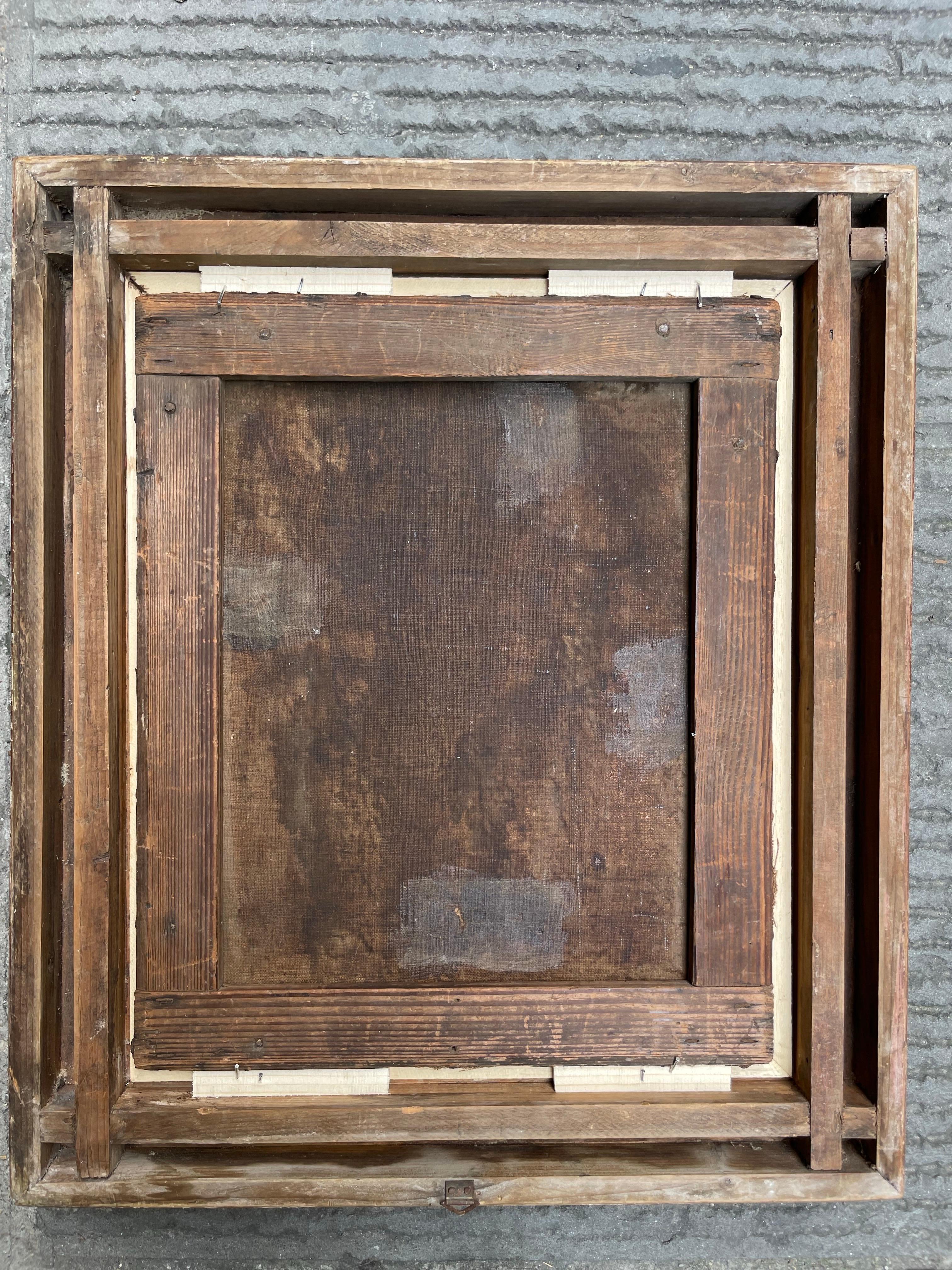 Kopfstudie eines jungen Mannes mit offenem Kragen, Französische Schule um 1820-1840 im Angebot 13