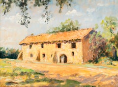 Heather Craigmile (b.1925)  - Framed 20th Century Oil, Tuscan Barn