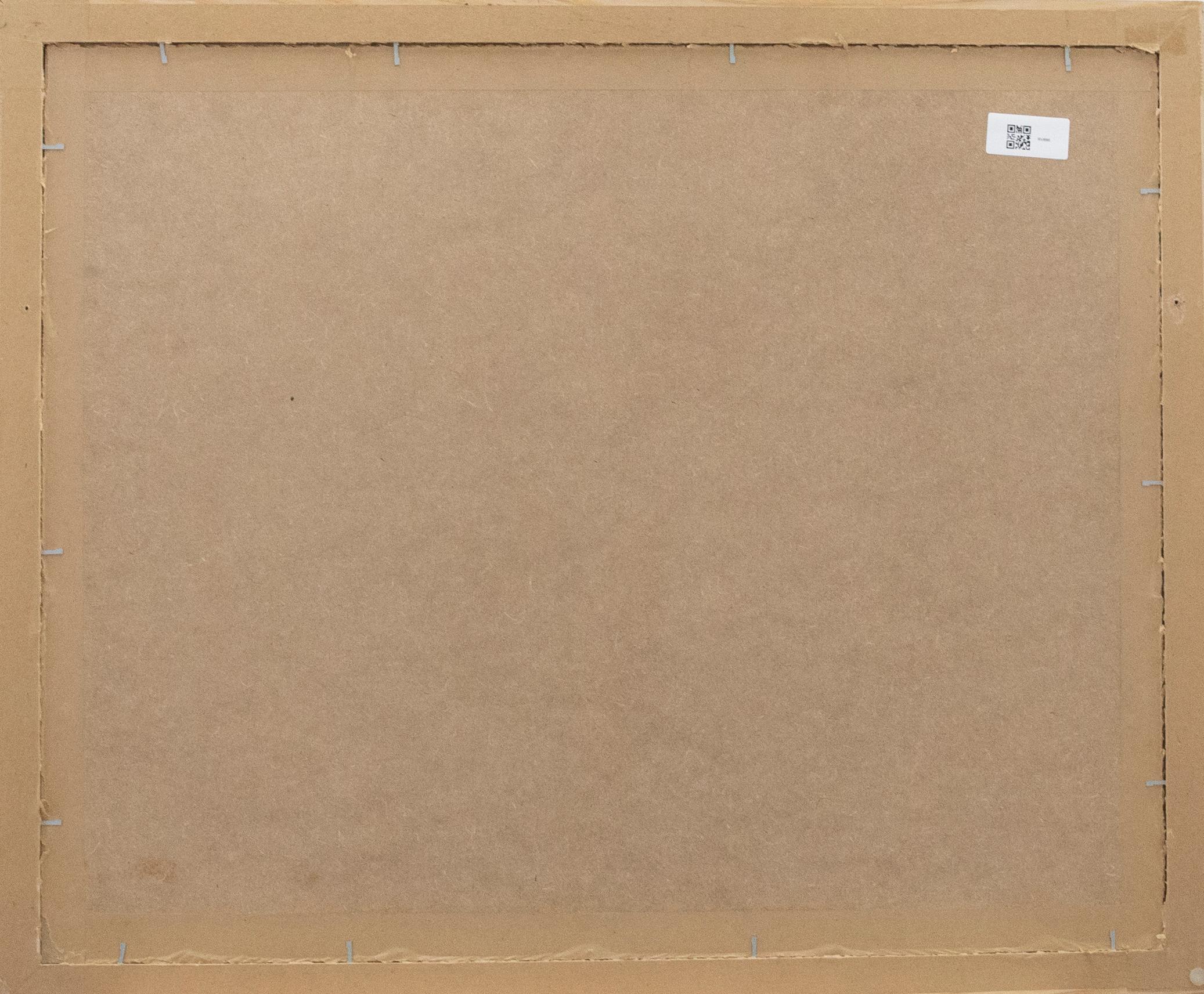 Heather Hodgson - Contemporary Acrylic, Infrarot-Wald (Beige), Landscape Painting, von Unknown