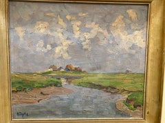 Heinrich Tupke Impressionist Polish Landscape