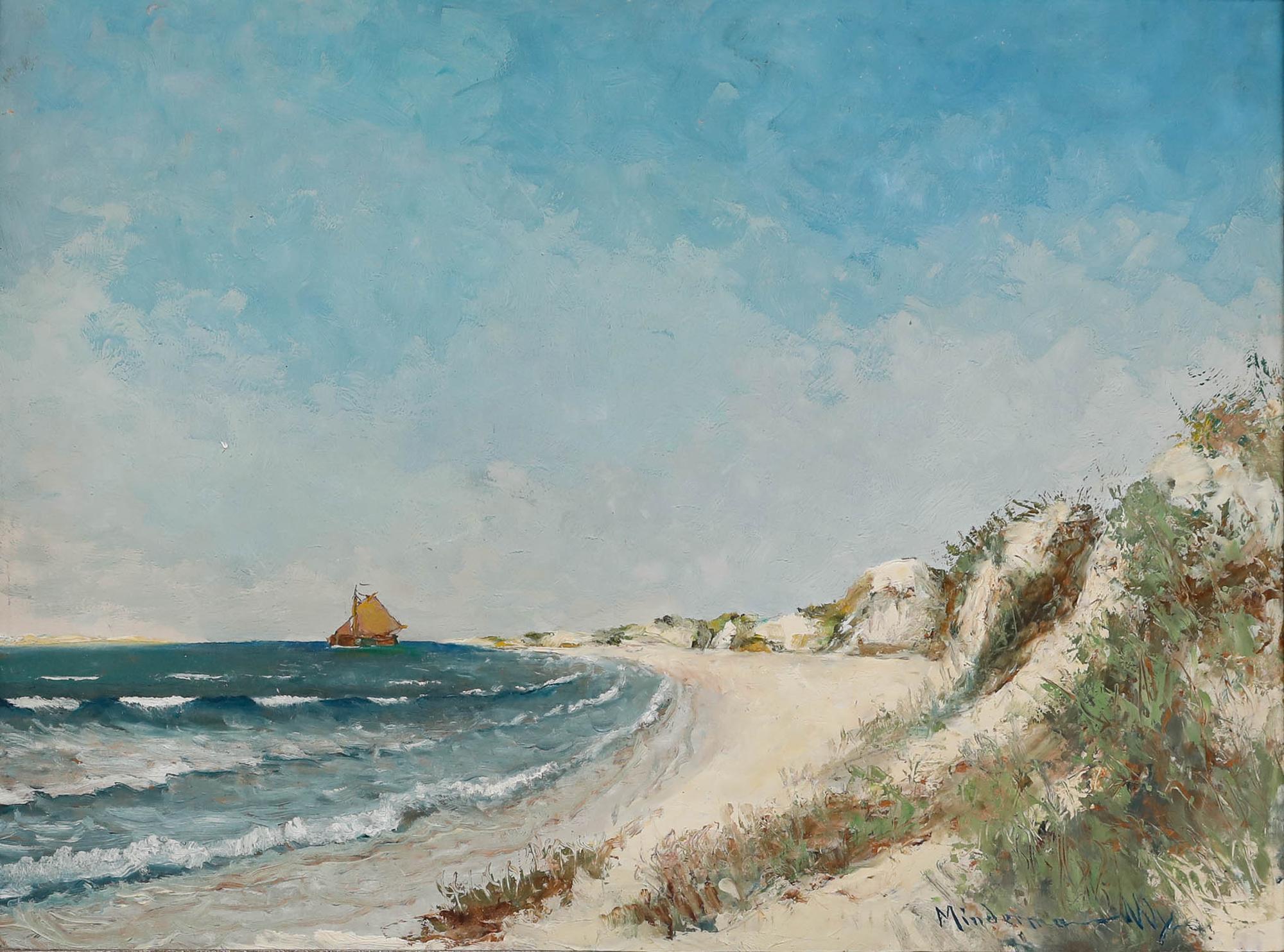 Heinz Mindermann - Óleo del siglo XX, La costa de Norderney - Painting de Unknown