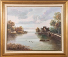 Heinz Romunde - Huile du 20e siècle, Une vue de l'embouchure de la rivière