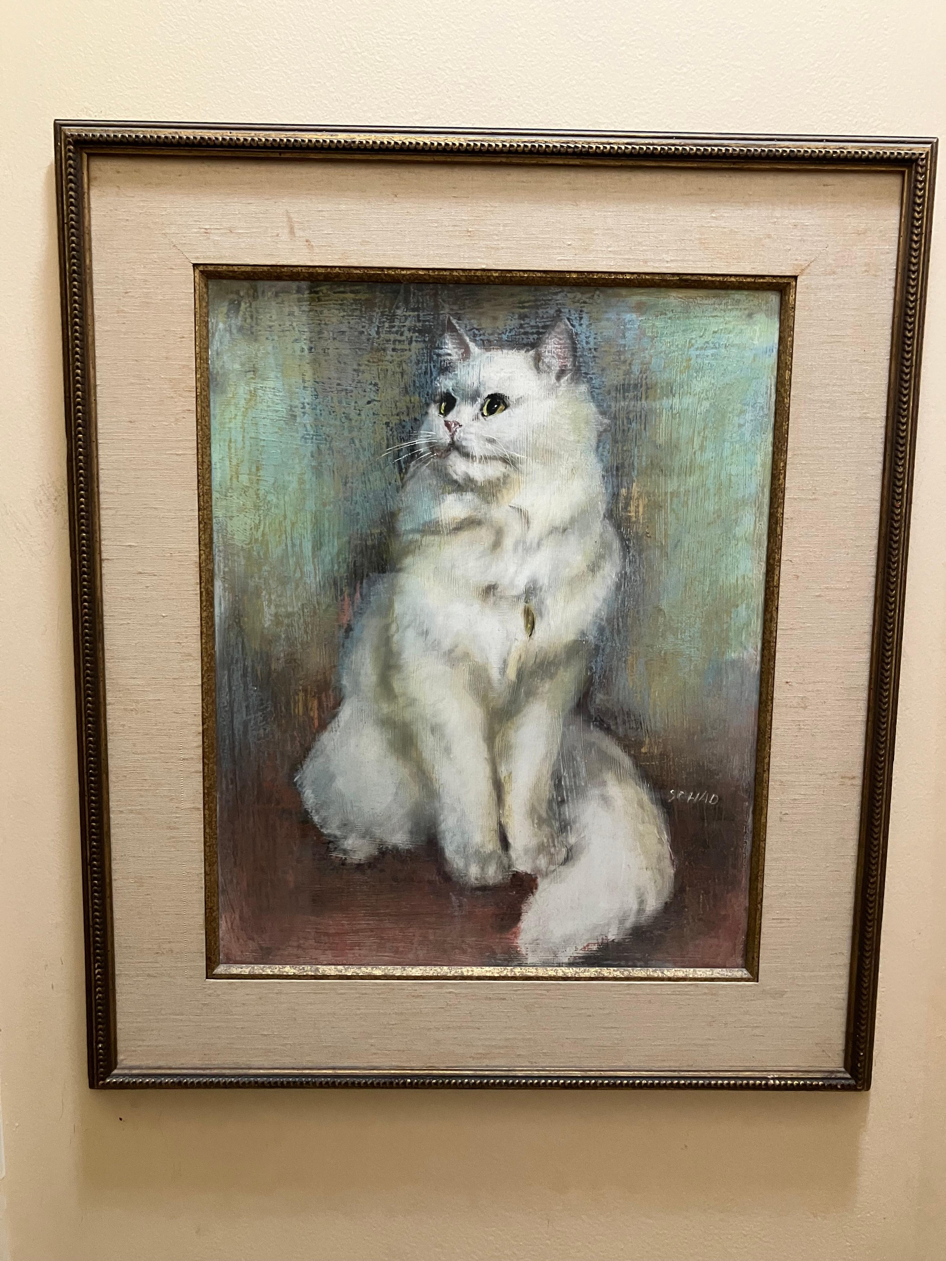 Helen Schad Weiß Persisch – Painting von Unknown