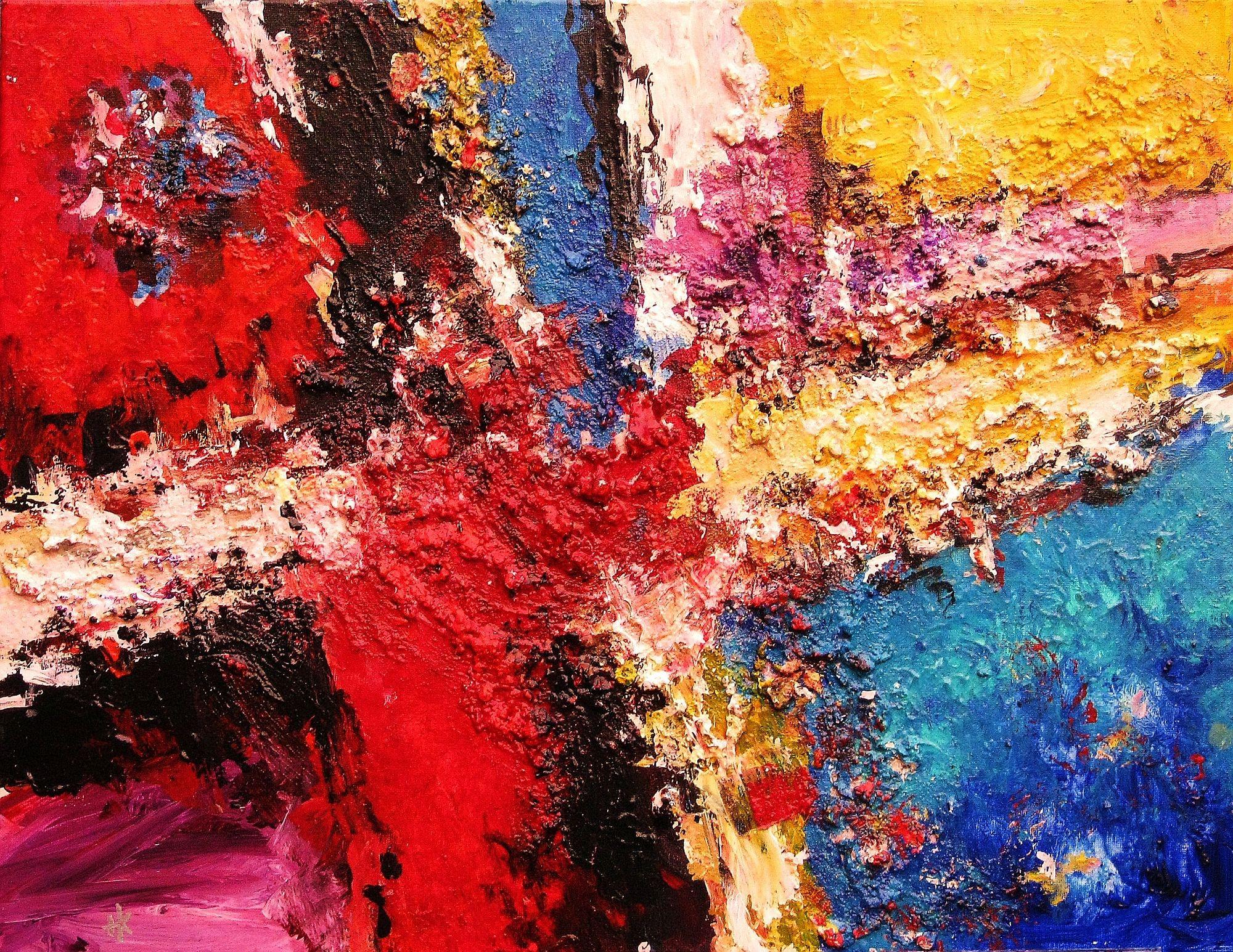 HelenKagan6. Contemplation#2. Crossroads. Series Moods by Helen Kagan - Painting by Unknown