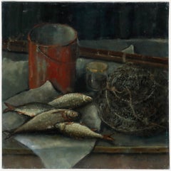 Henk Rhee (1914-1999) - Öl des 20. Jahrhunderts, Fischereigerät