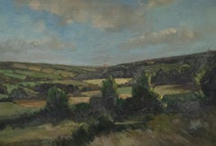 Henry Alfred Harris - 1934 Oil, View Over Summer Fields