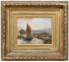Henry Baines - 1874 Oil, Red Sky at Night