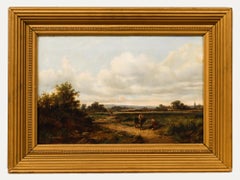 Antique Henry Chaplin - Framed Late 19th Century Oil, Defford Common