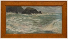 Henry Griffin - 1895 Oil, Rough Winter Seas
