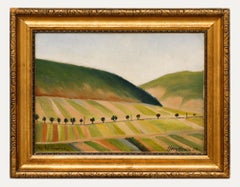 Henry Herold - Framed Danish School 1923 Oil, Road to Arenbak