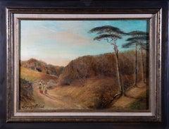 Henry Larpent Roberts - Signed 
Framed Late 19th Century Oil, Evening Sun