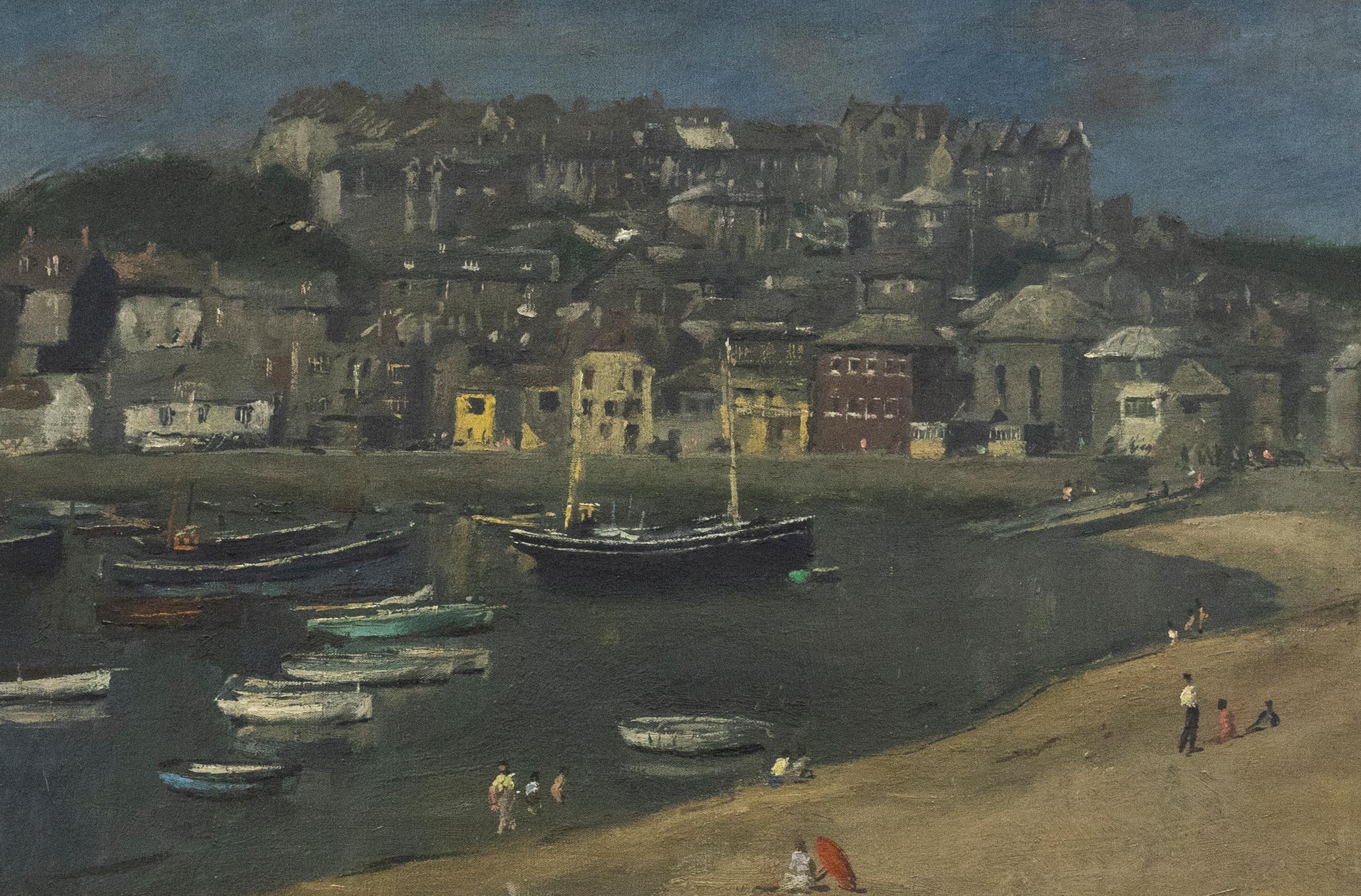 Henry Marvell Carr (1894-1970) - Olio della metà del XX secolo, St. Ives - Painting di Unknown
