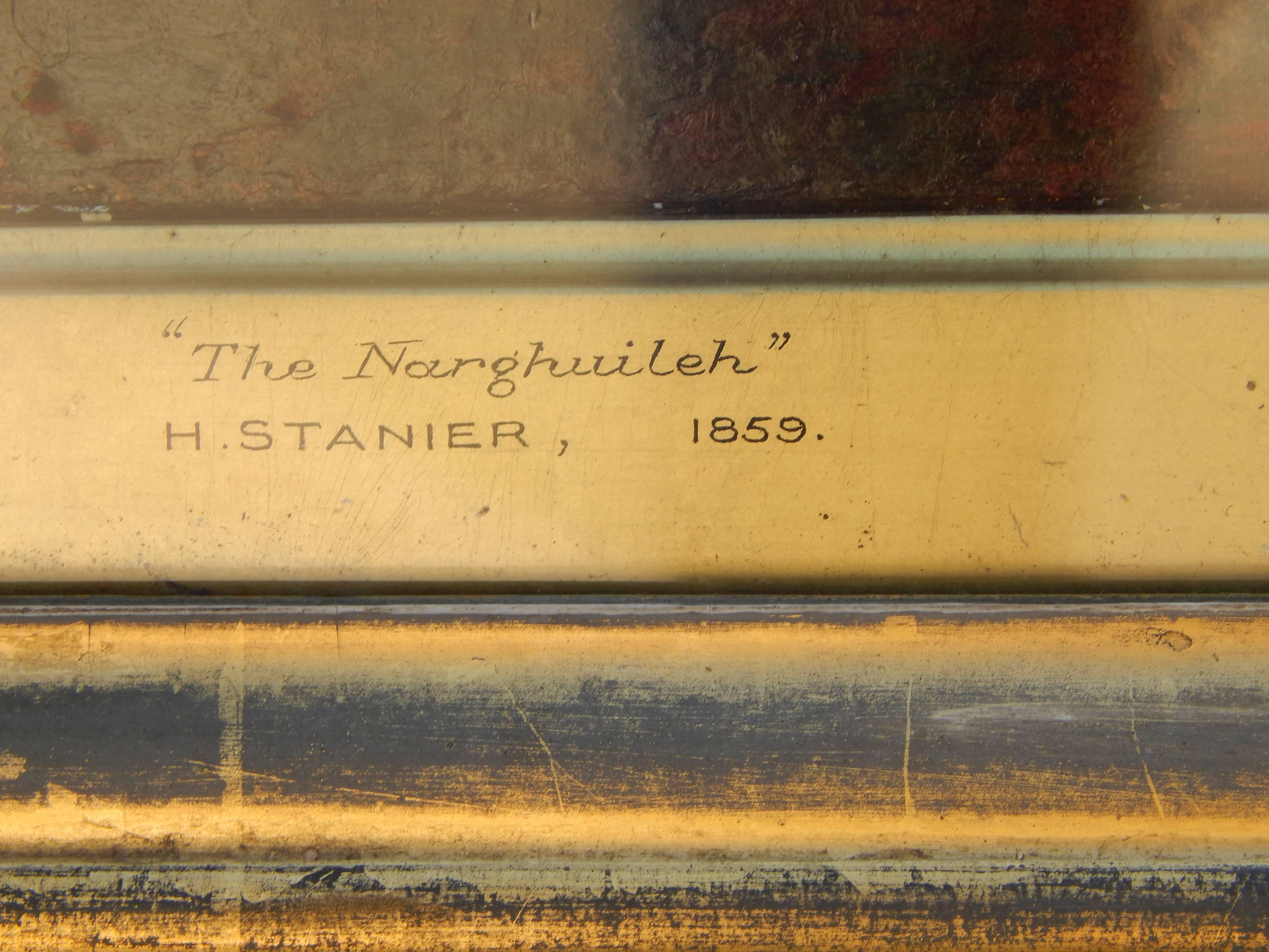 Henry Stanier Britischer geborener Künstler, schönes orientalistisches Gemälde, 1859 im Angebot 1