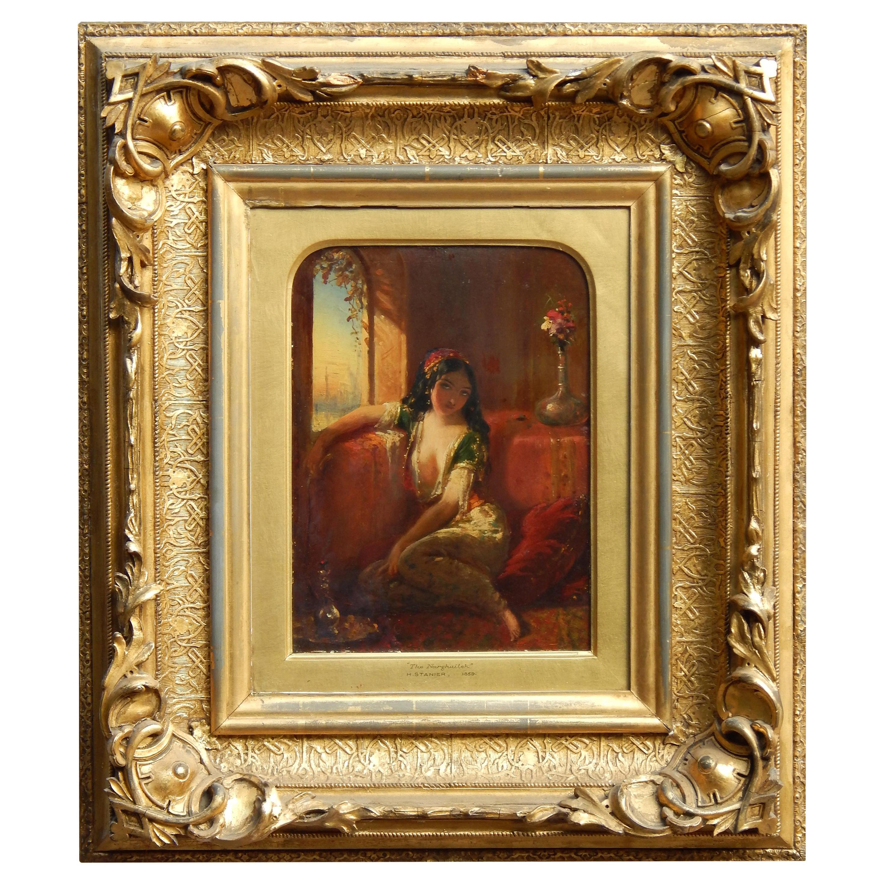 Henry Stanier Britischer geborener Künstler, schönes orientalistisches Gemälde, 1859