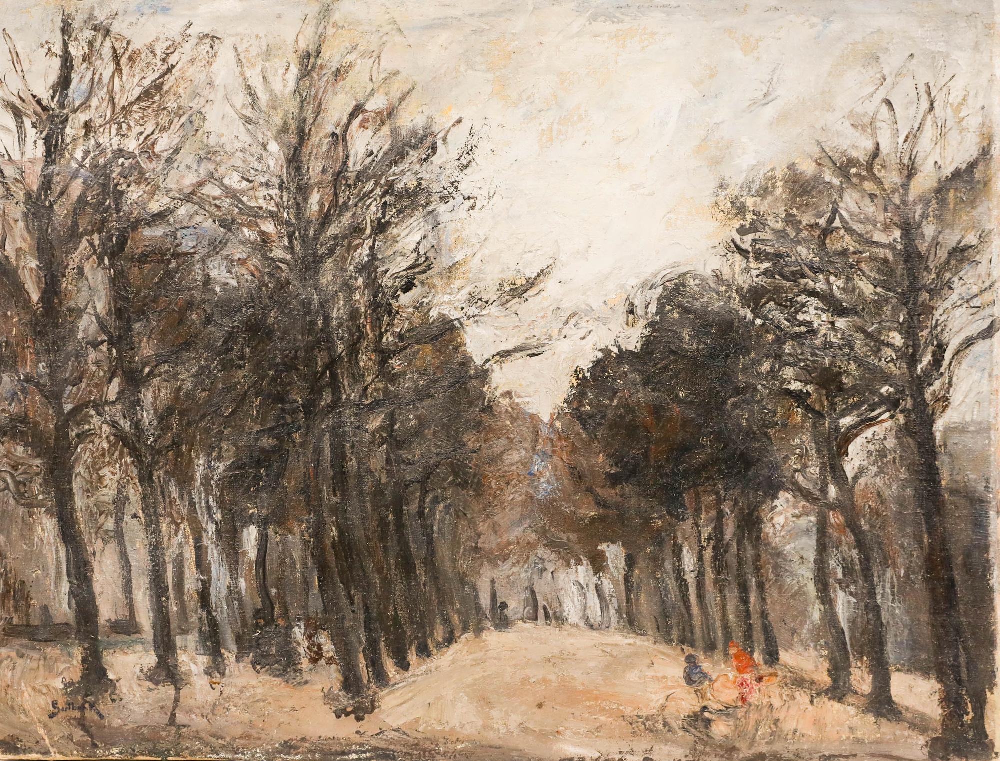 Herand Gulbenkian (1880-1698) - Early 20th Century Oil, The Forest Clearing - Painting by Unknown