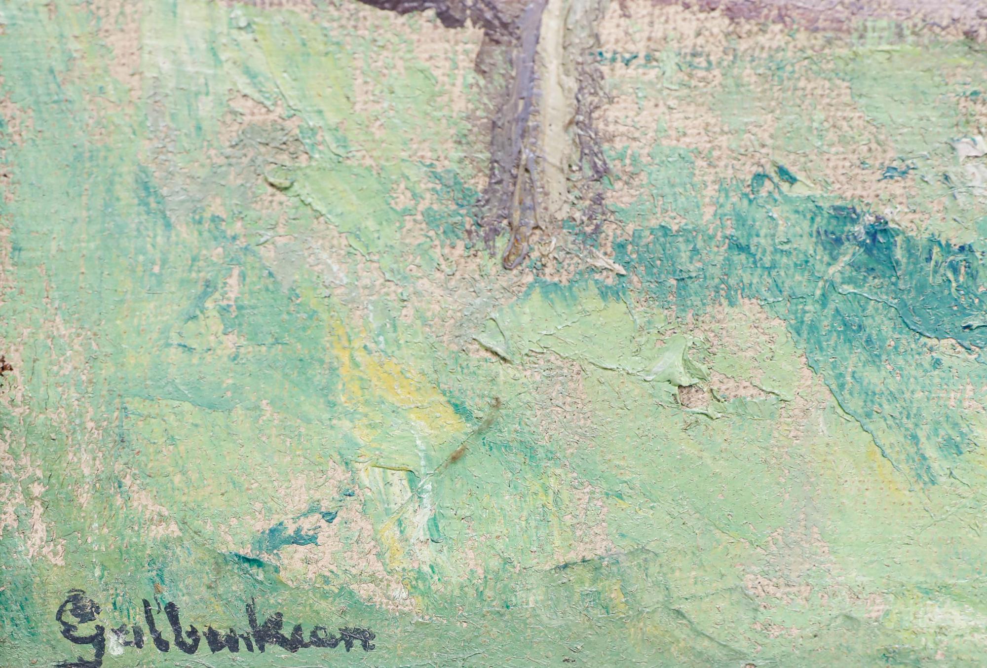 Herand Gulenkian (1880-1968) - Mid 20th Century Oil, Summer Ploughing For Sale 1