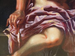 Hercule et Omphale, peinture de maîtres anciens, style baroque, mythologie, Prague