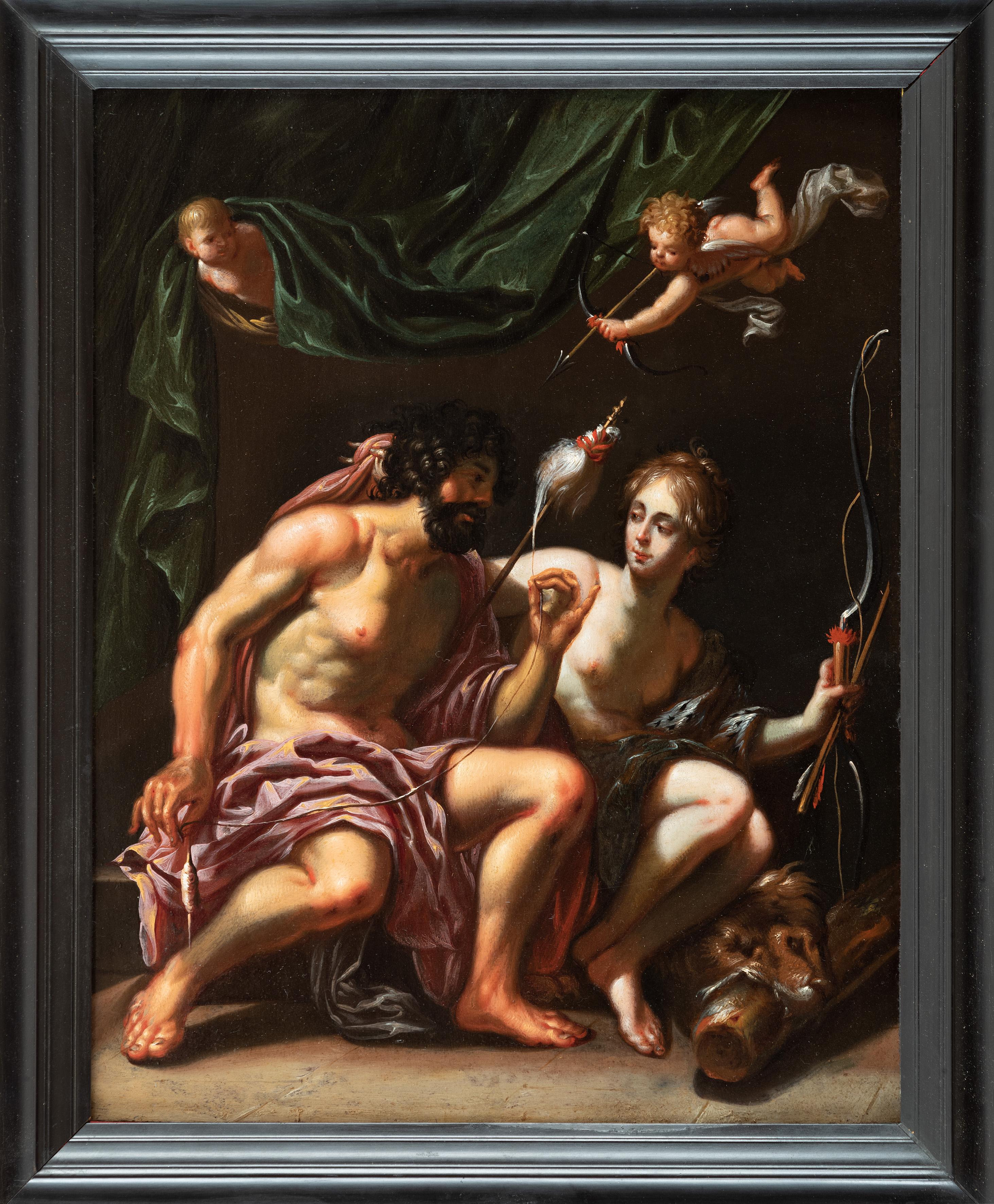 Hercules and Omphale, Old Master Painting, Mannerism, Baroque, Mythology