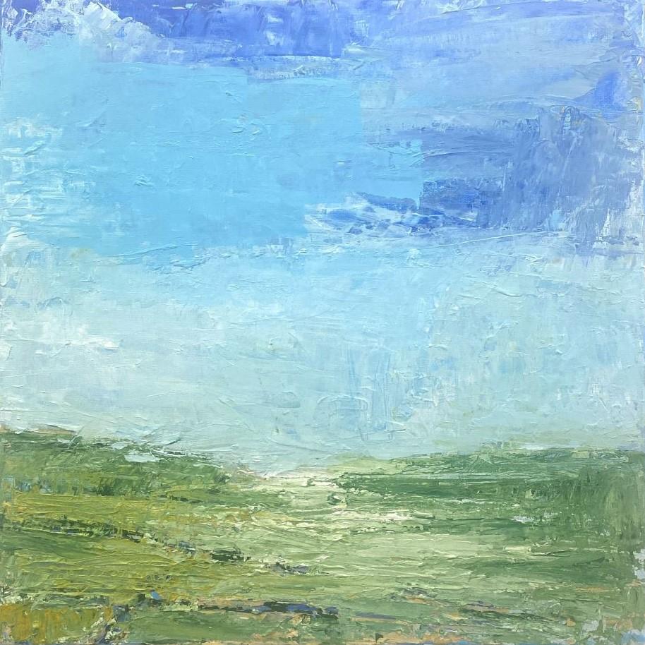 Unknown Landscape Painting - High Blue Yonder