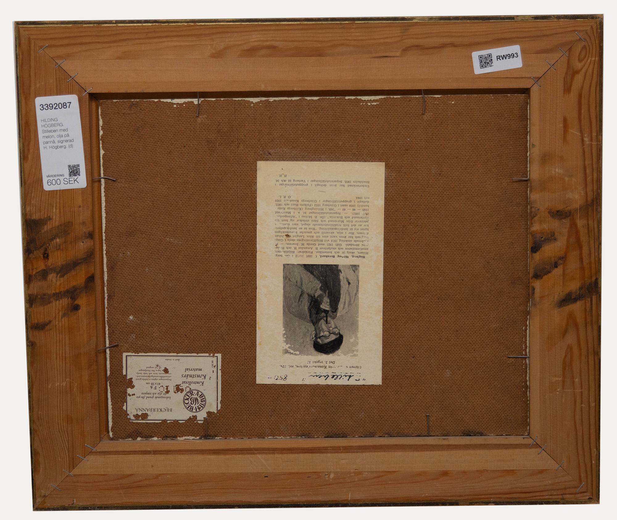 Signed to the lower right. Presented in a gilt frame. On board.