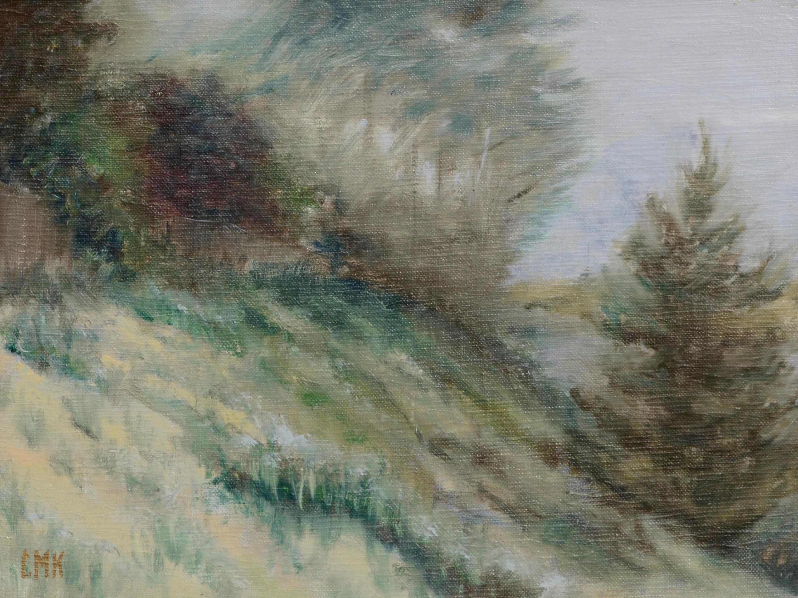 Hillside Landscape - Painting by Unknown