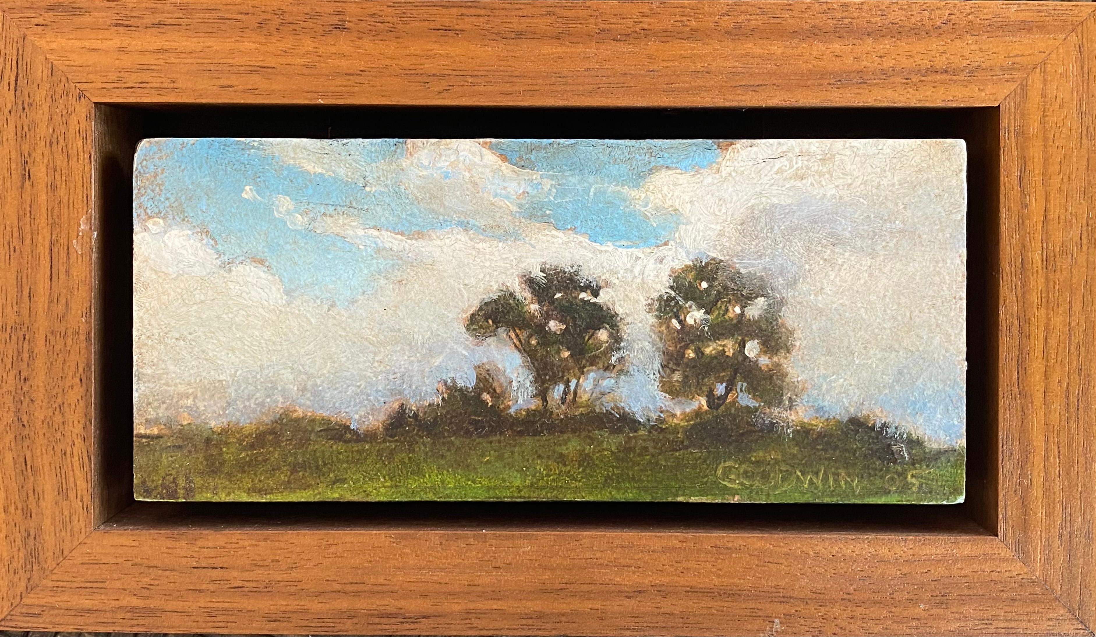 “Hilltop Trees” - Painting by Unknown