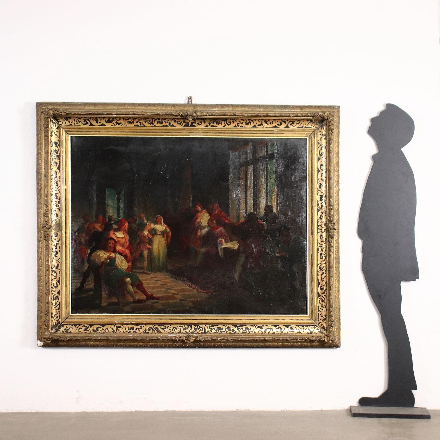 Historisches Thema, XIX. Jahrhundert – Painting von Unknown