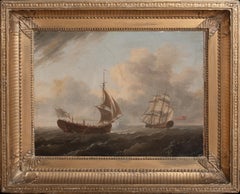 Démâtage et capture du HMS Artois Révolutionnaire 1794 - OLIVER LEMAY (1734-1797)