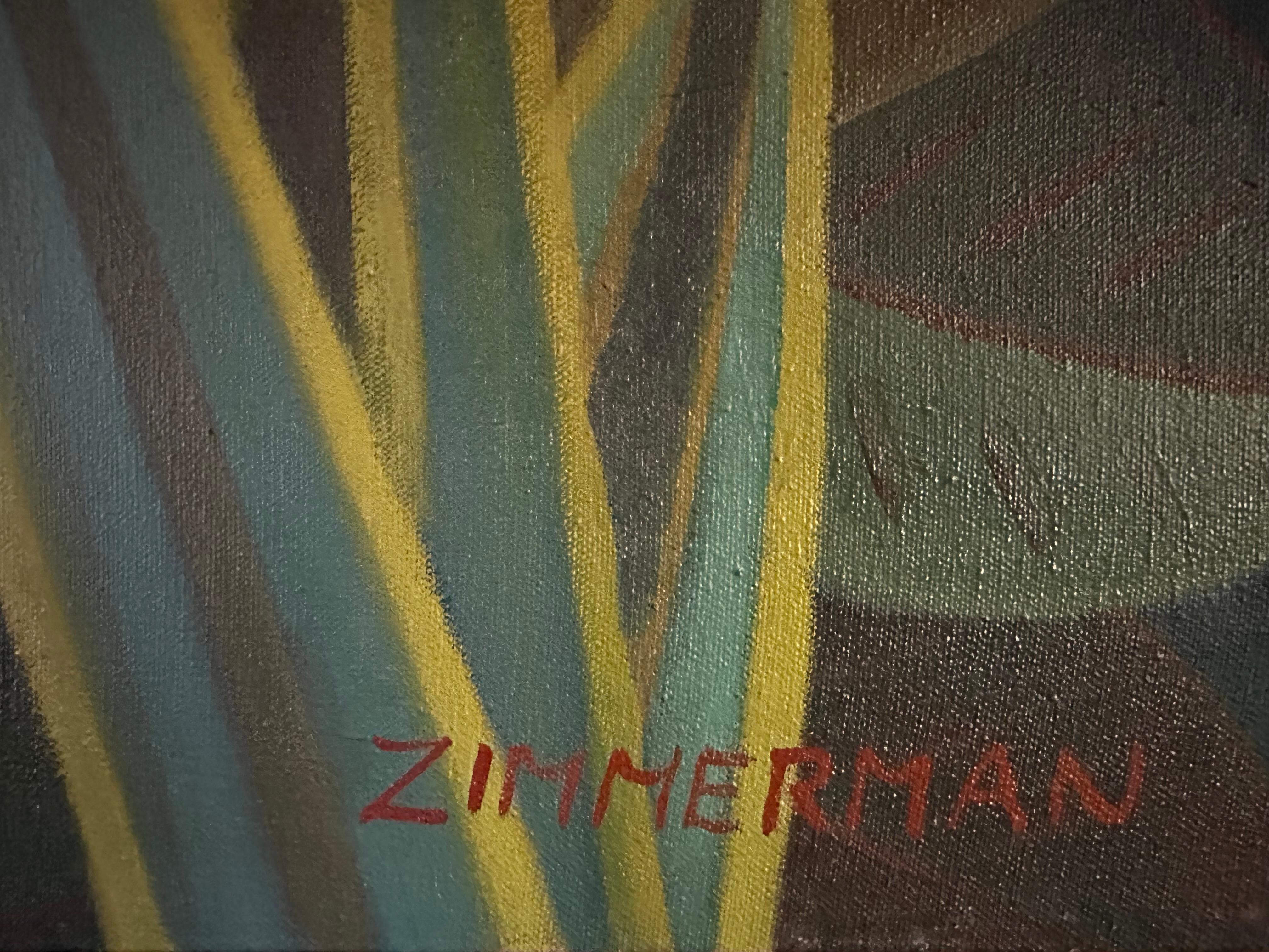 Hommage an Rousseau - Aktmalerei - Zeitgenössische Kunst von Marc Zimmerman im Angebot 1