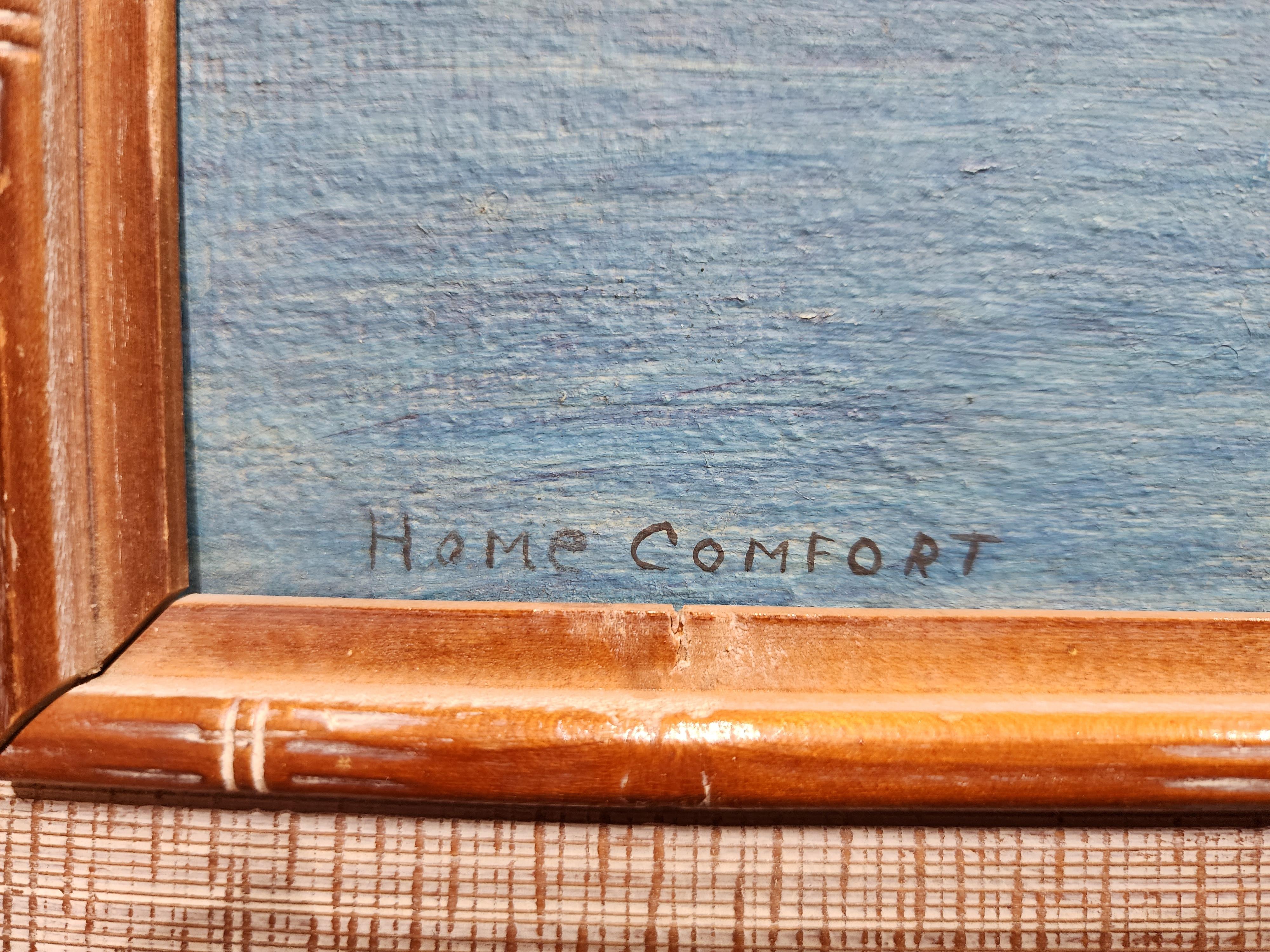 Home Comfort, Gatti bianchi con facce strane, cattiva arte? Decidi tu - Painting di Unknown