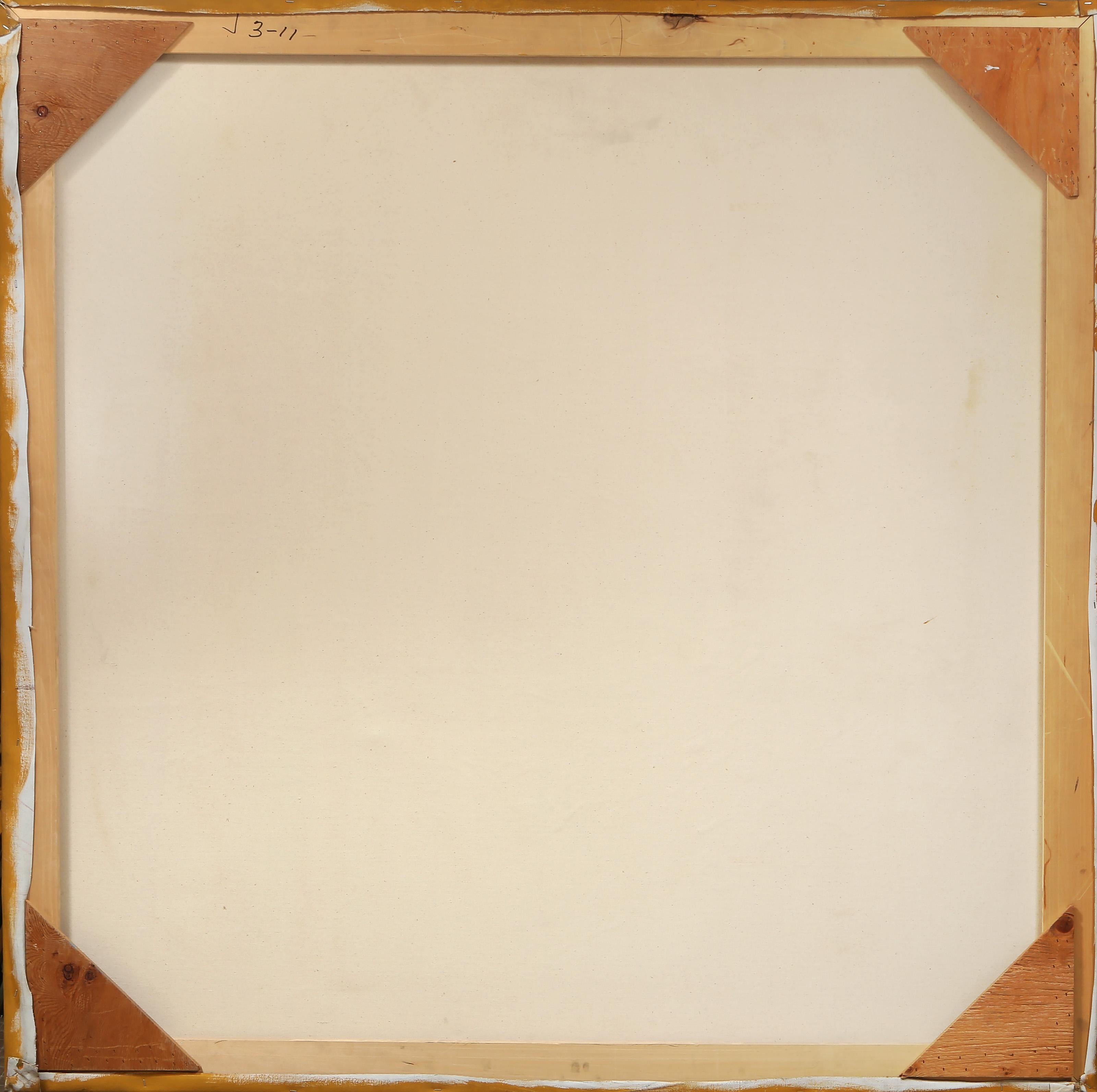 Horizon, Minimalist Acrylic Painting on Canvas by Carl Stevens For Sale 3