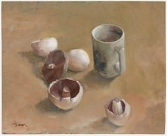 Horner - Mitte 20. Jahrhundert Öl, Pilze und Tee