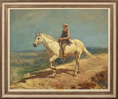 Antique Horse & Rider, 20th Century  circle of SIR ALFRED JAMES MUNNINGS (1878-1959) 